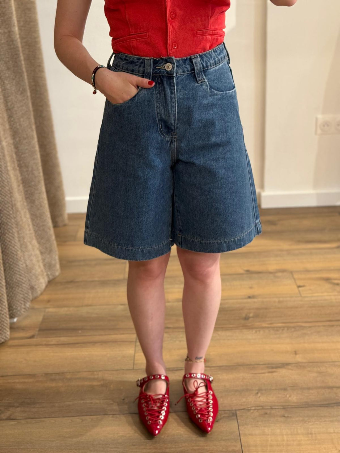 Bermuda Zora bleu - Léone