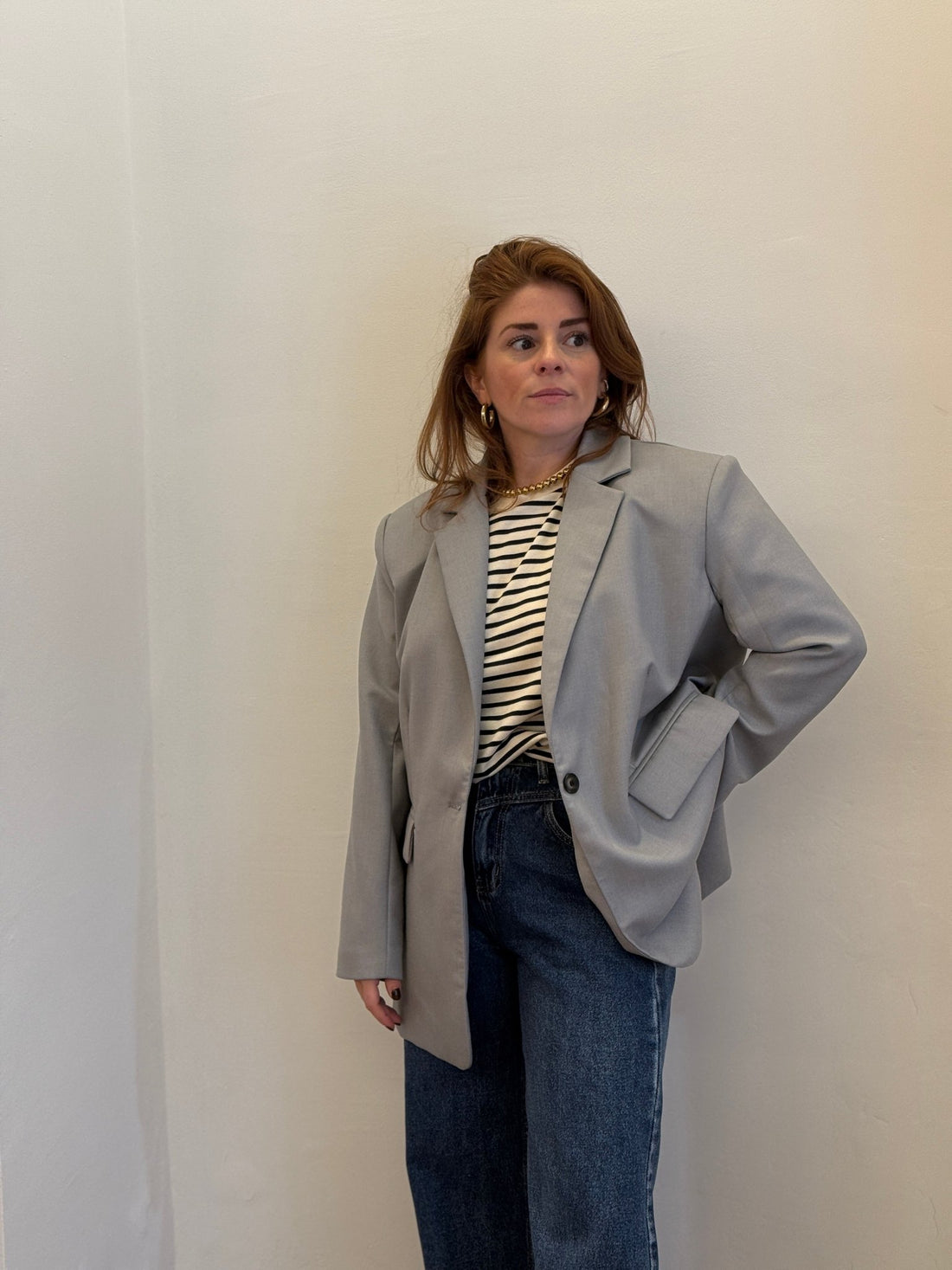 Blazer Angelo gris clair - Léone