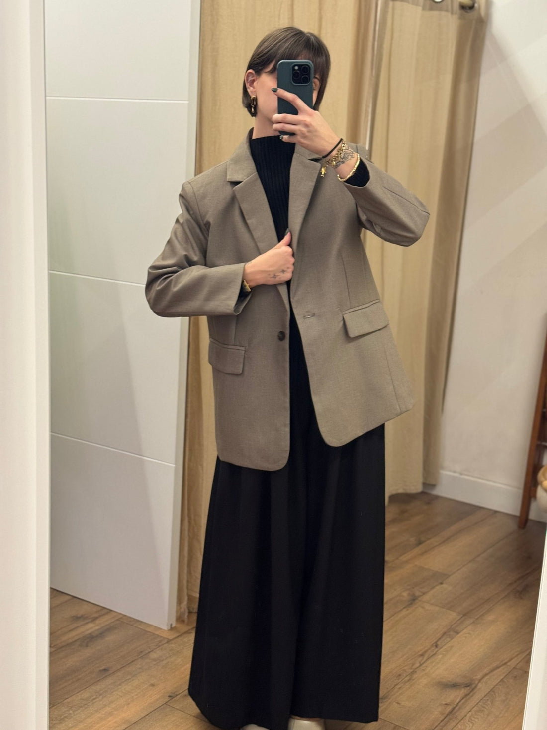 Blazer Angelo taupe - Léone