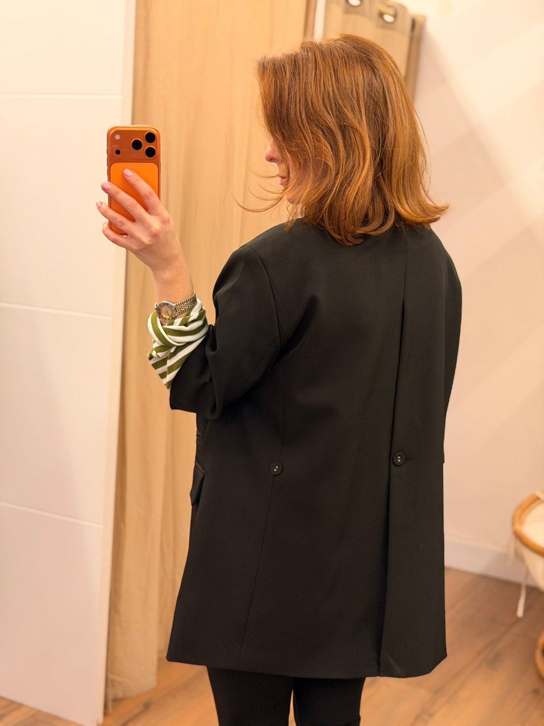 Blazer Denitsa noir - Léone