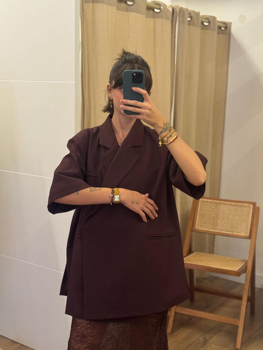 Blazer Eddy bordeaux - Léone