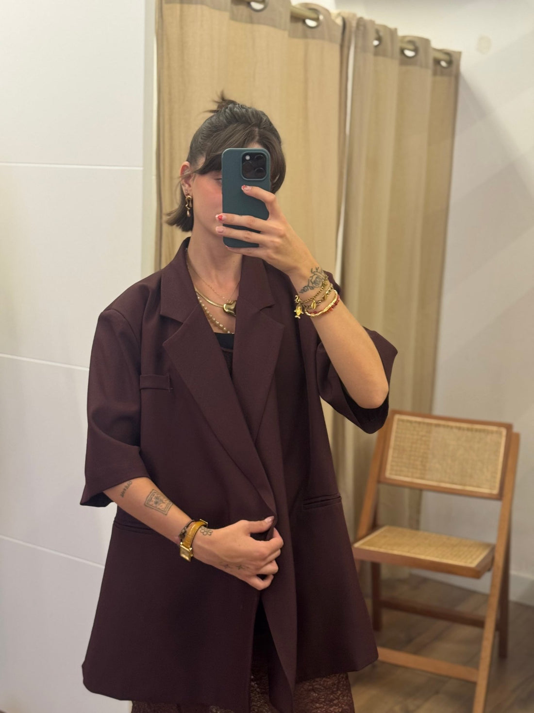 Blazer Eddy bordeaux - Léone
