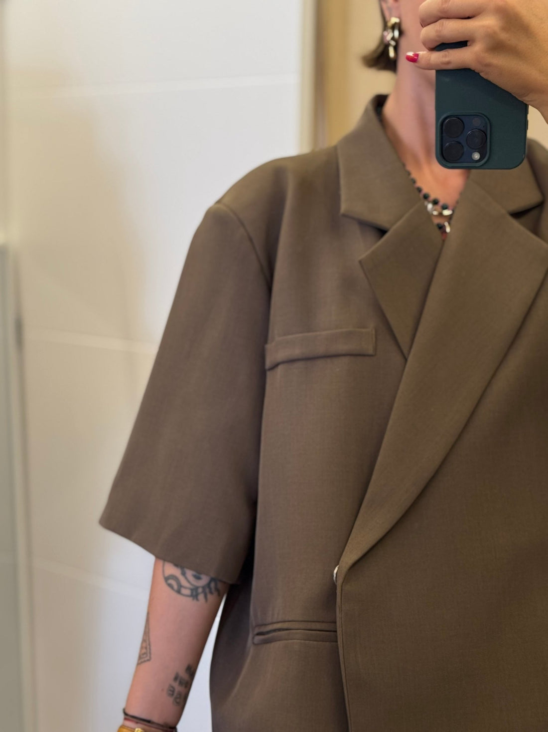 Blazer Eddy marron - Léone