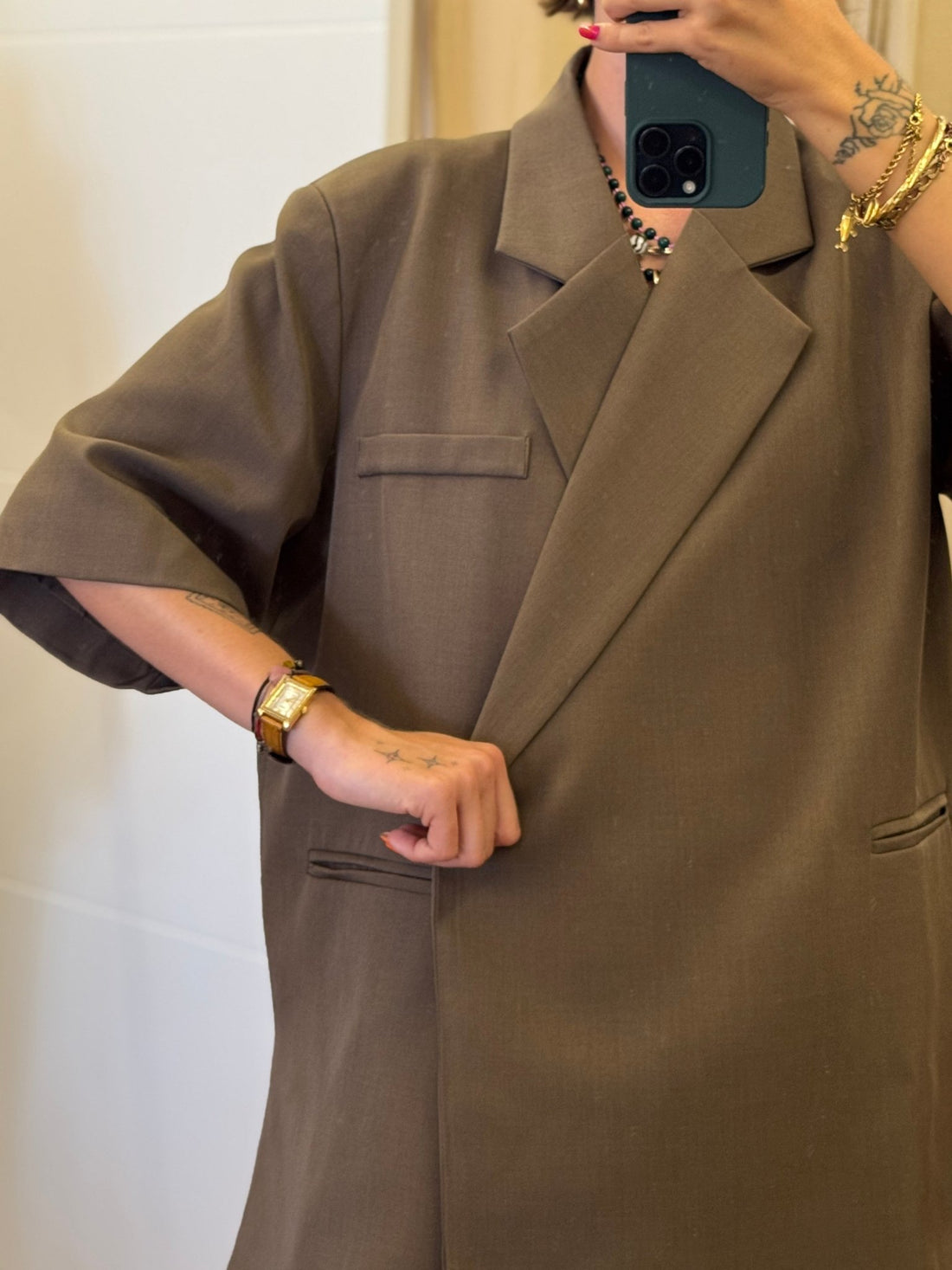 Blazer Eddy marron - Léone