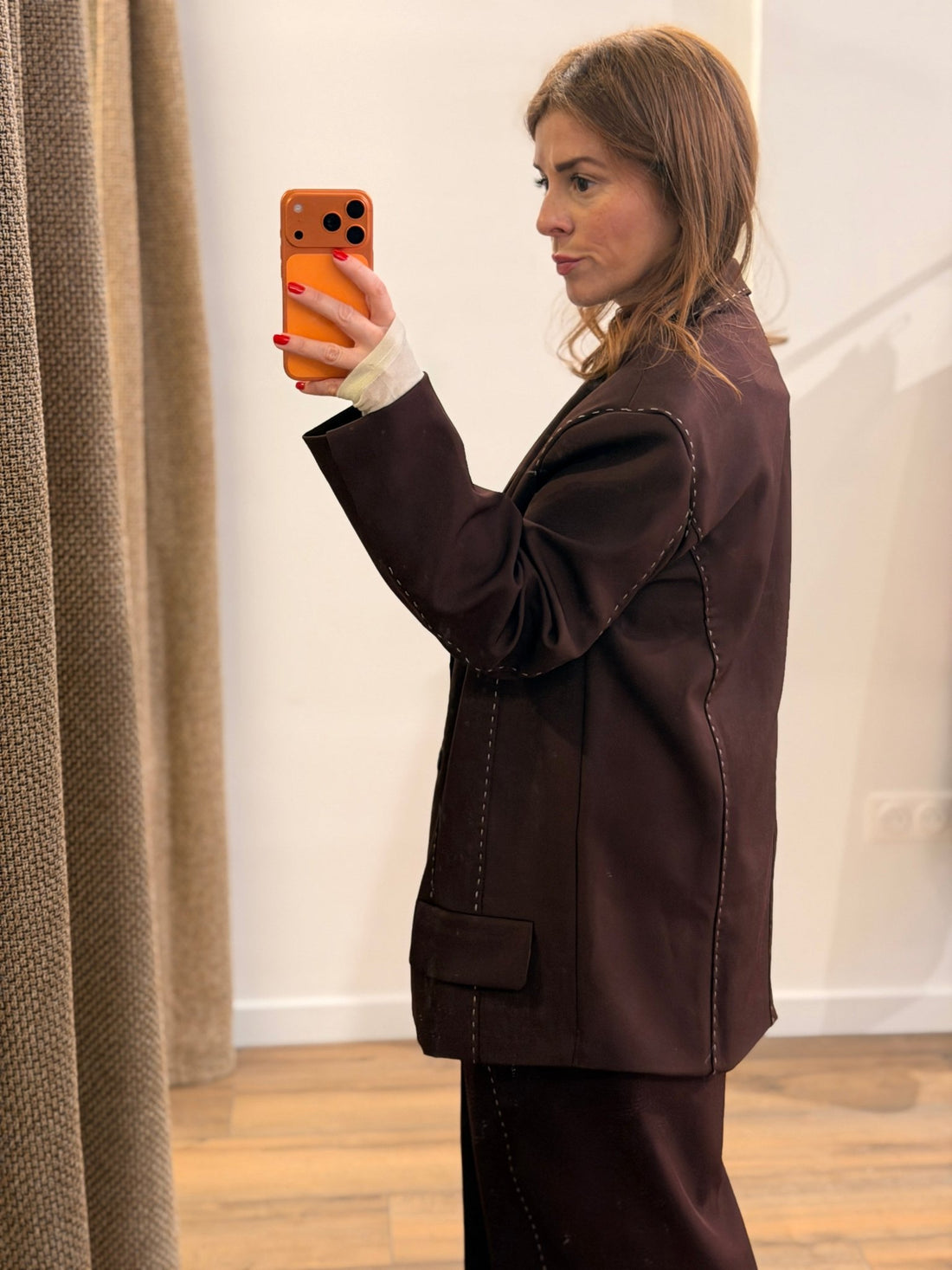 Blazer samy bordeaux - Léone