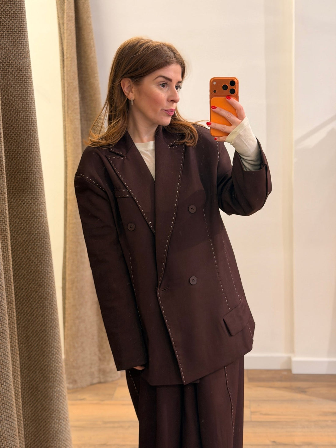 Blazer samy bordeaux - Léone