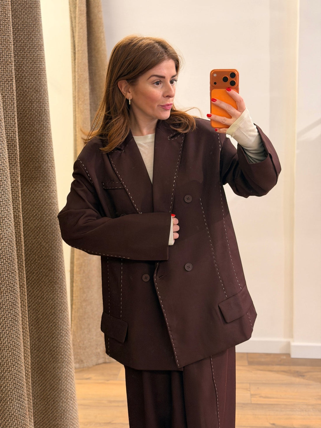 Blazer samy bordeaux - Léone