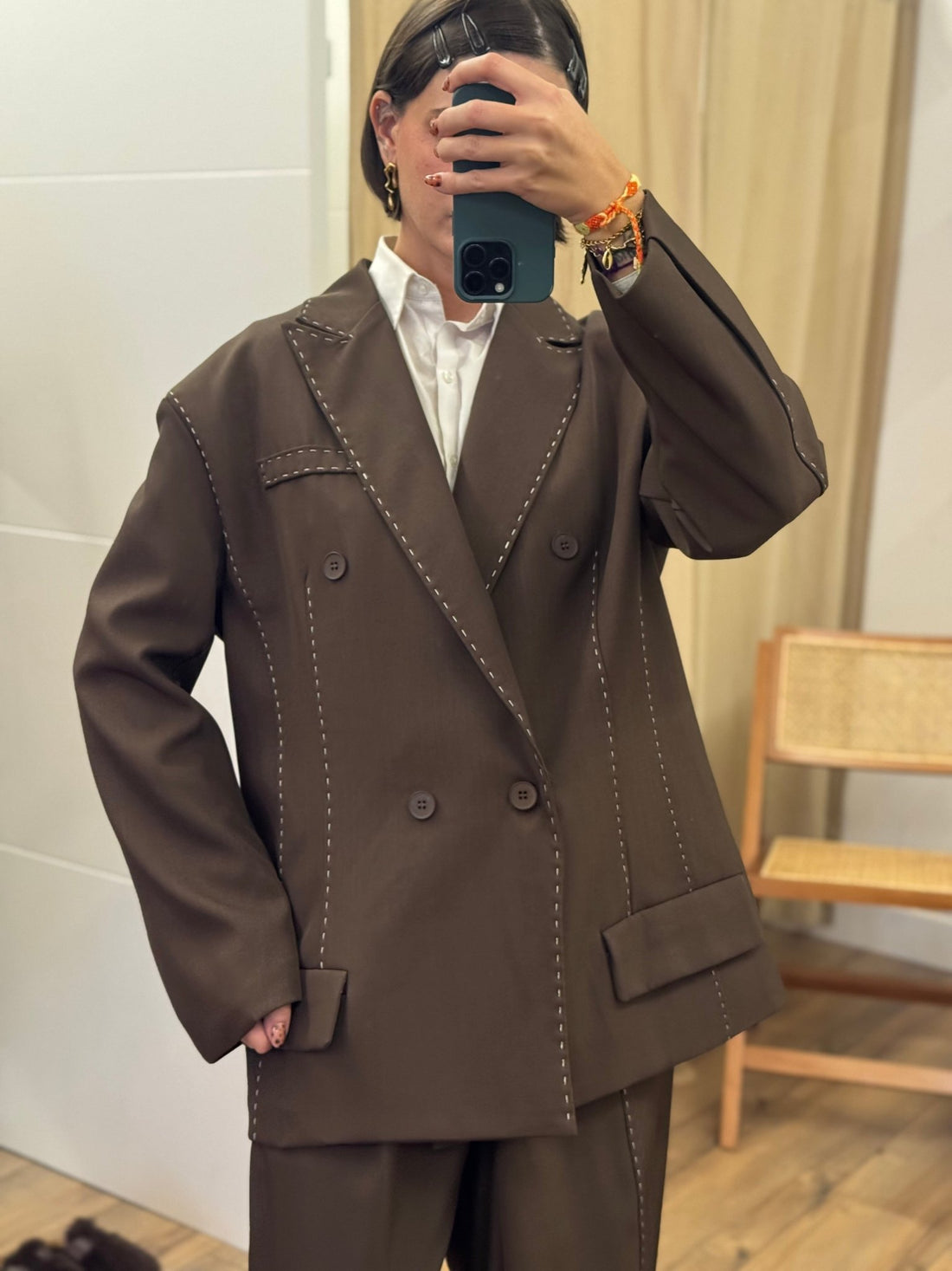 Blazer samy marron - Léone