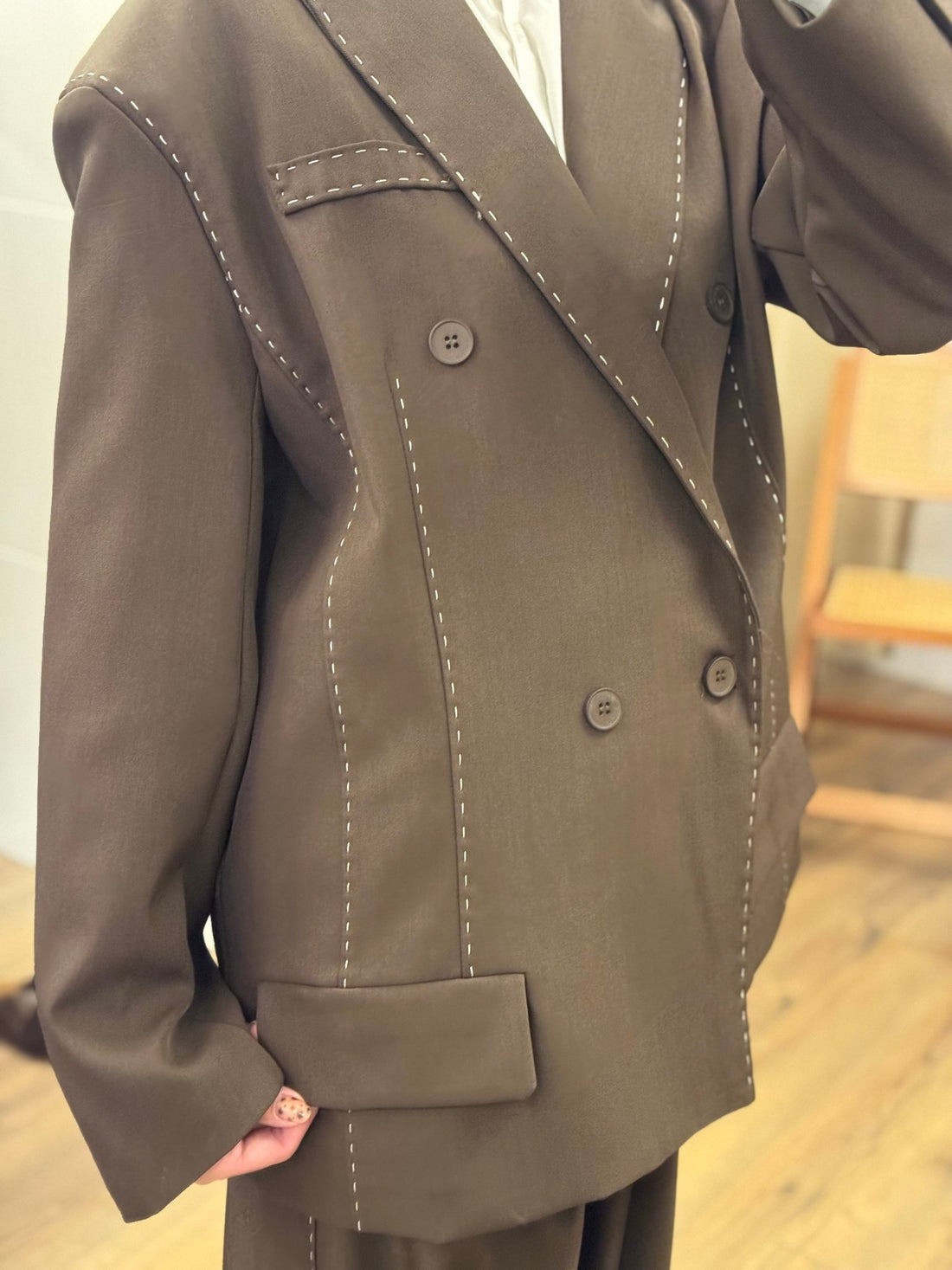 Blazer samy marron - Léone