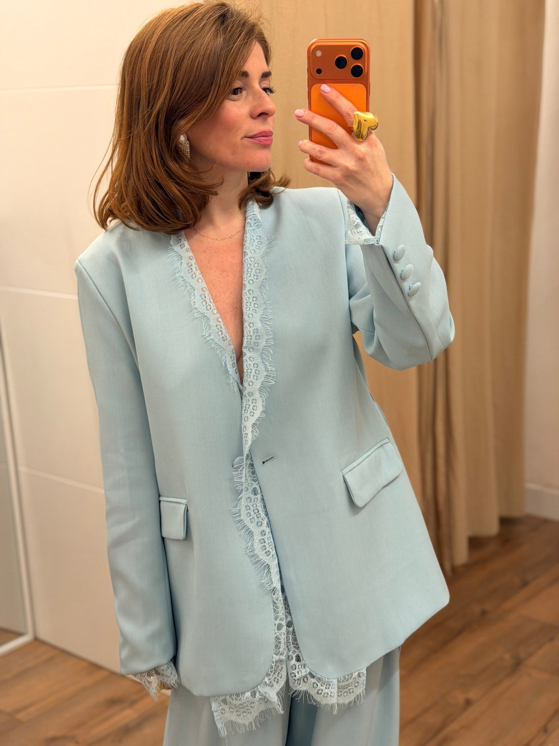 Blazer Sasha bleu - Léone