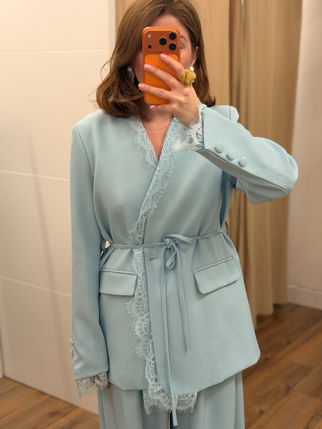 Blazer Sasha bleu - Léone