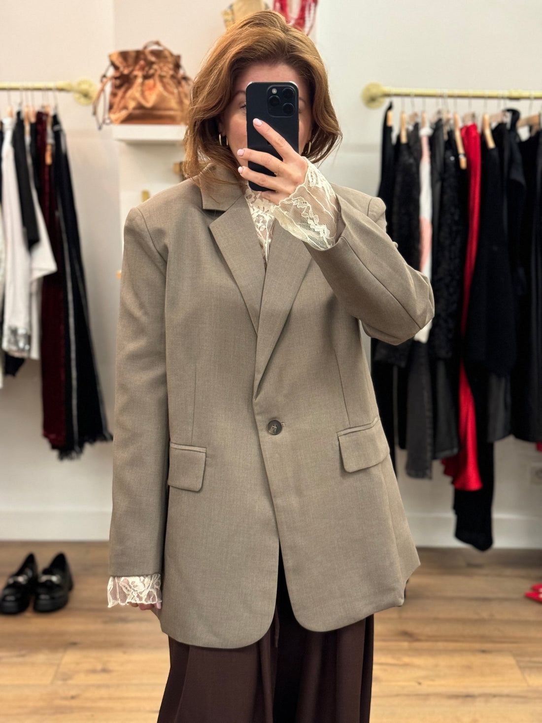 Blazer taupe Angelo - Léone