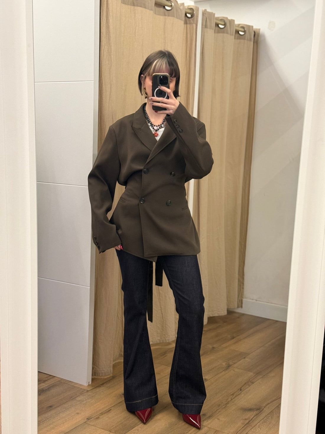 Blazer tina chocolat - Léone