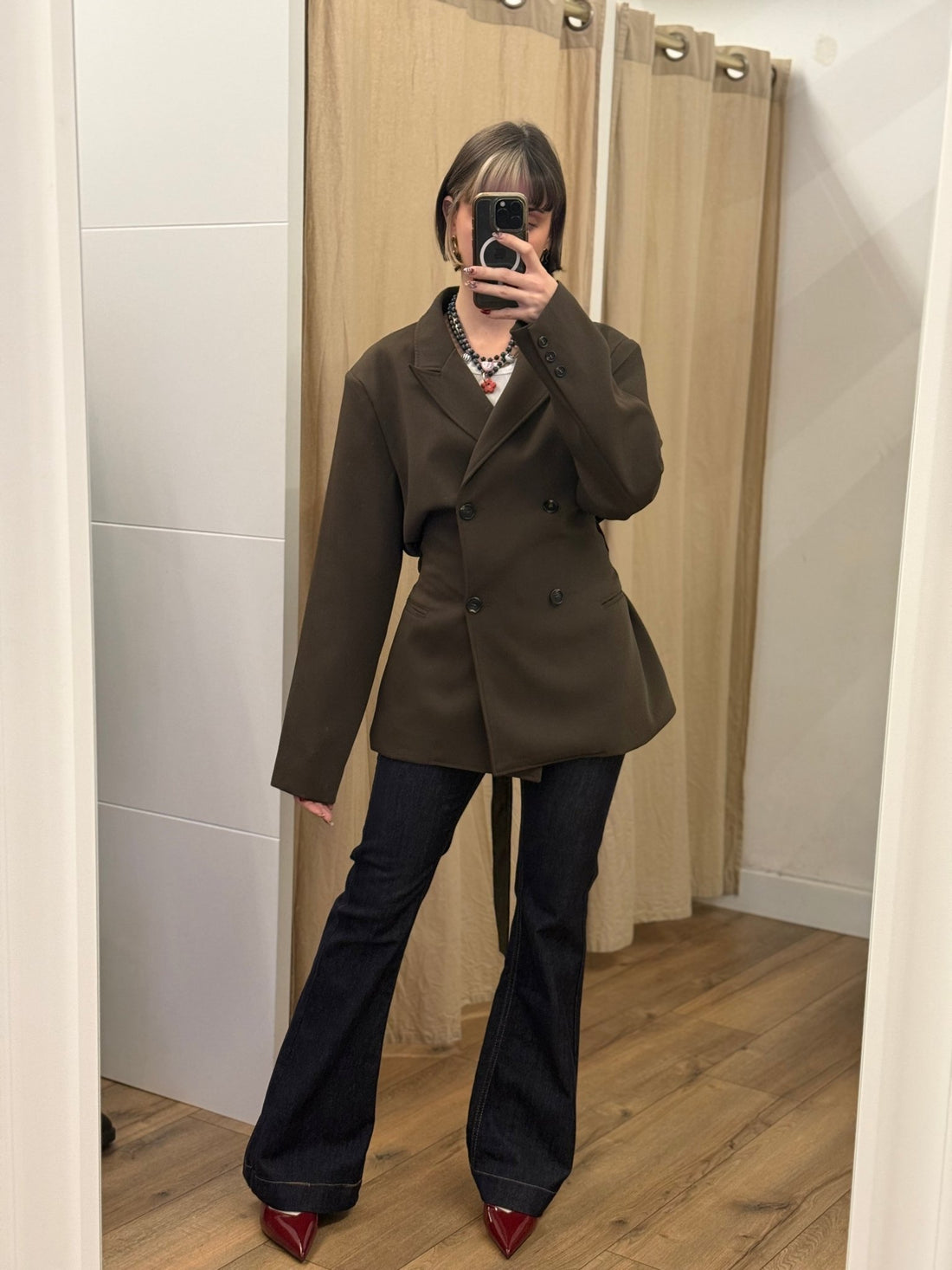 Blazer tina chocolat - Léone