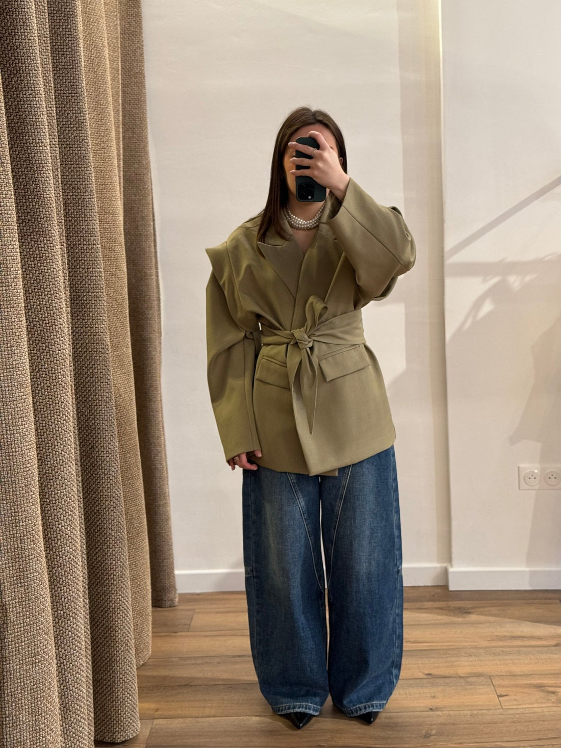 Blazer Wales vert kaki - Léone