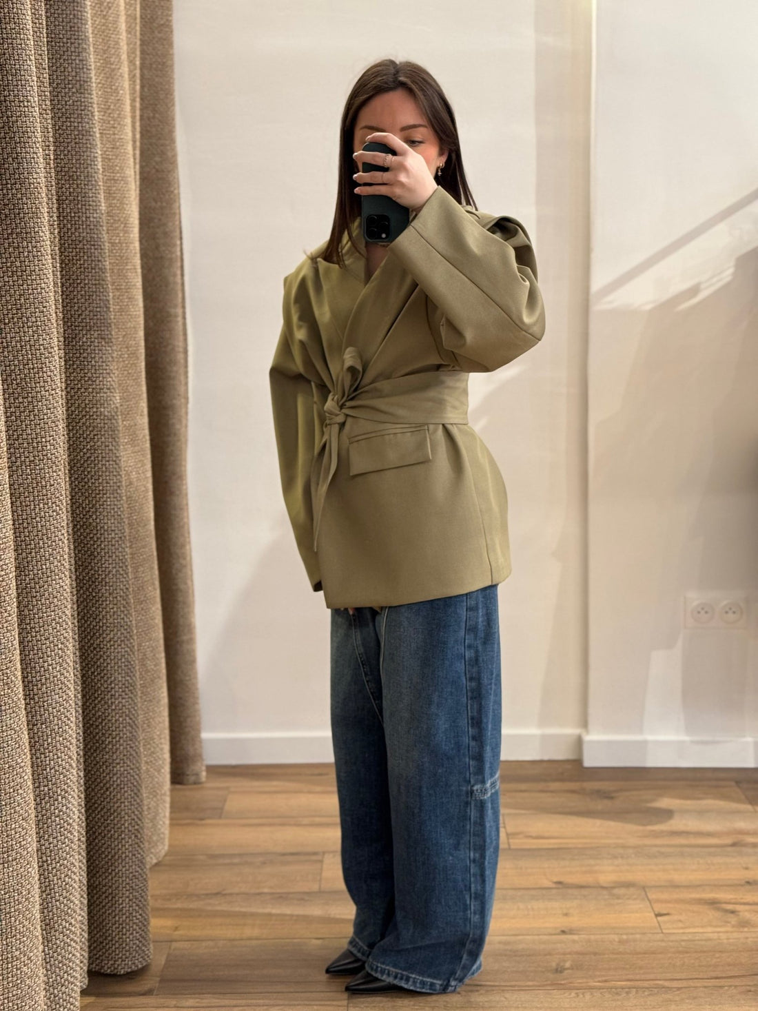 Blazer Wales vert kaki - Léone