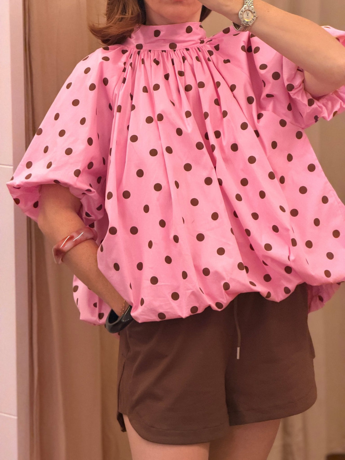 Blouse à pois Rosie - Léone