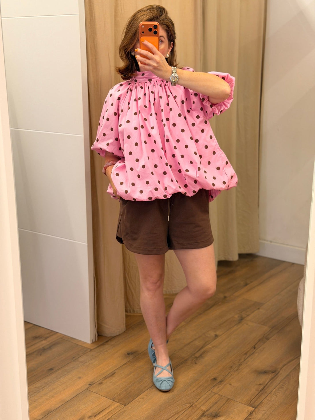 Blouse à pois Rosie - Léone