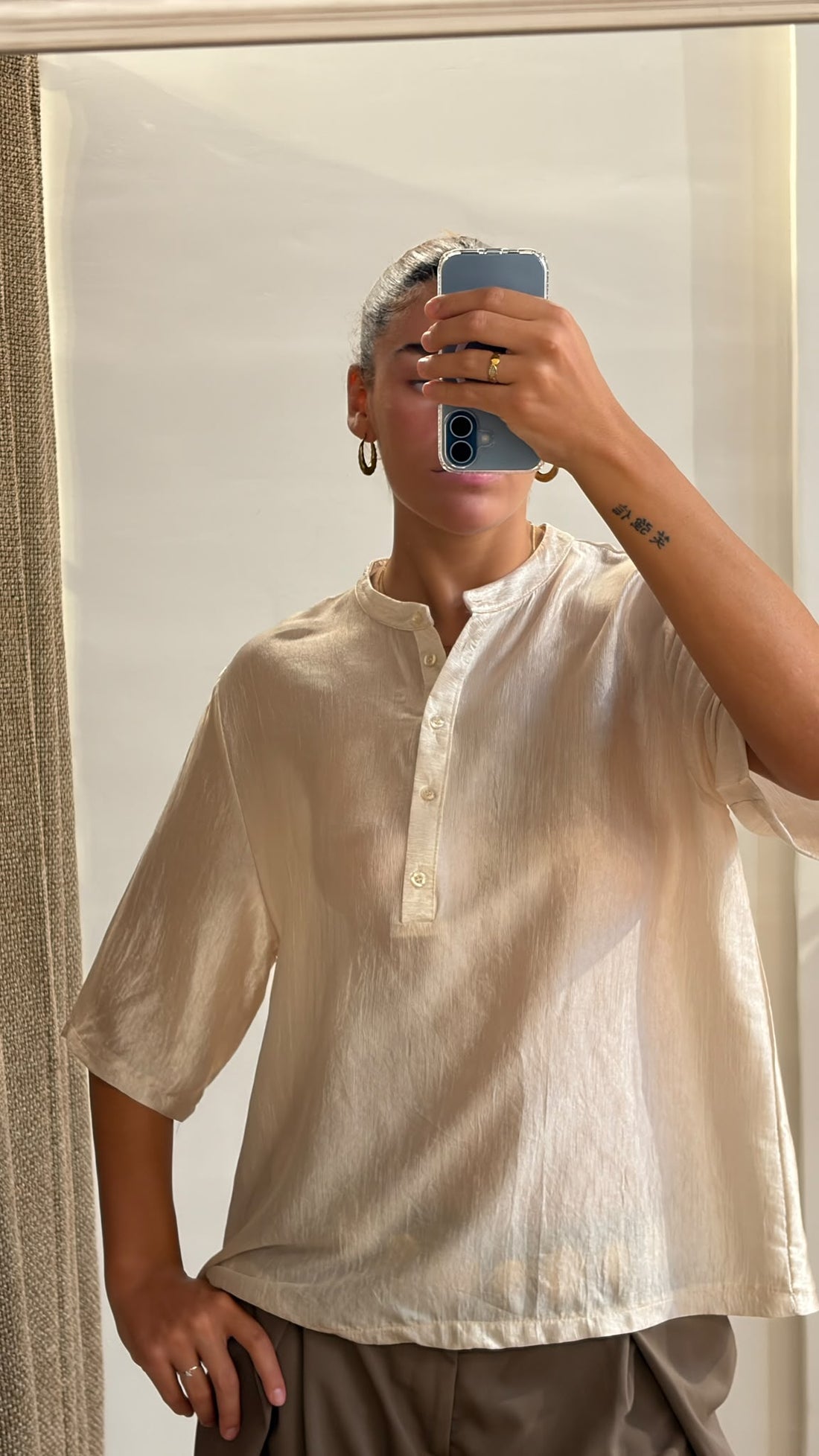 Blouse légère Mila écrue - Léone