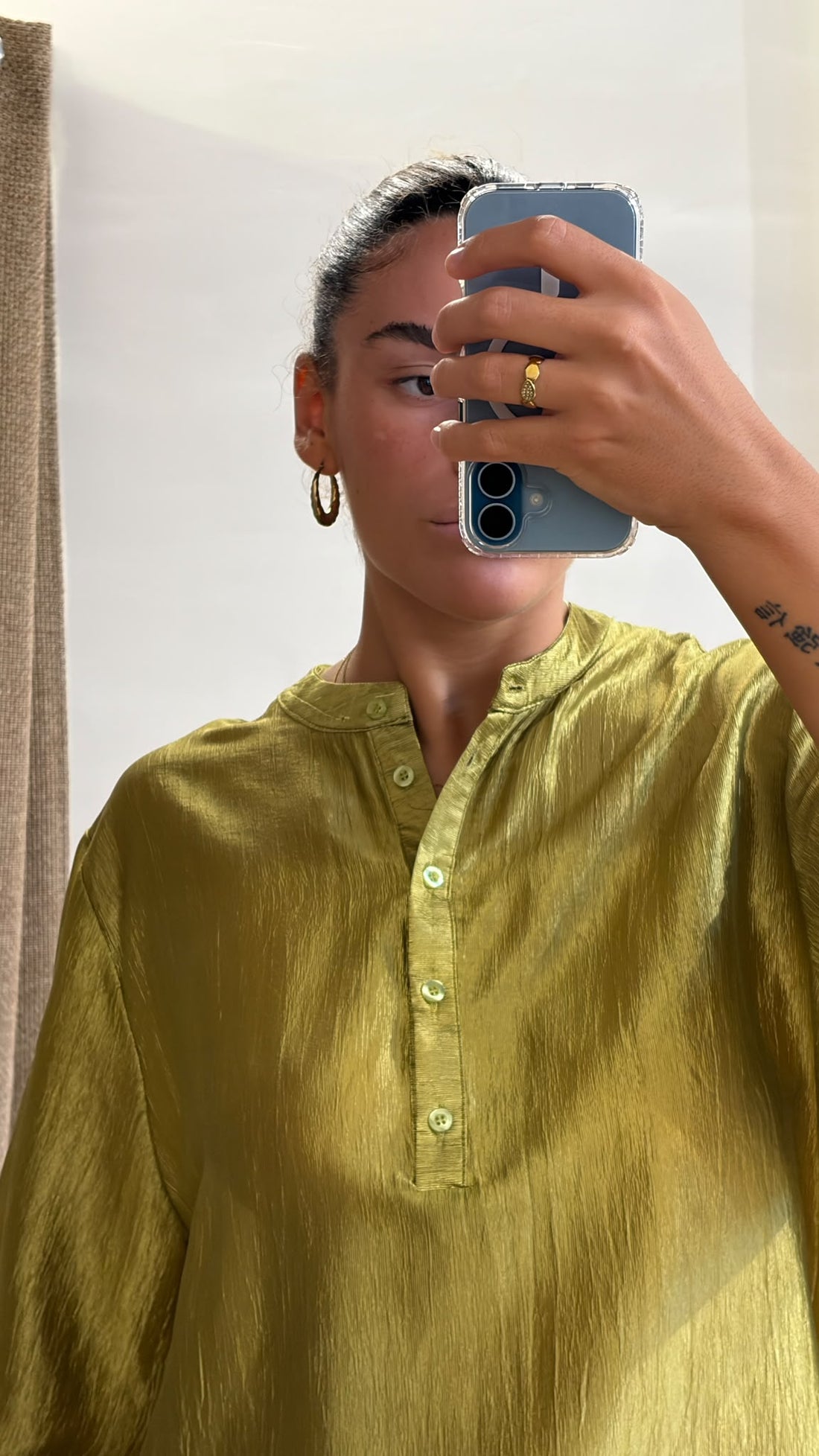 Blouse légère Mila olive - Léone