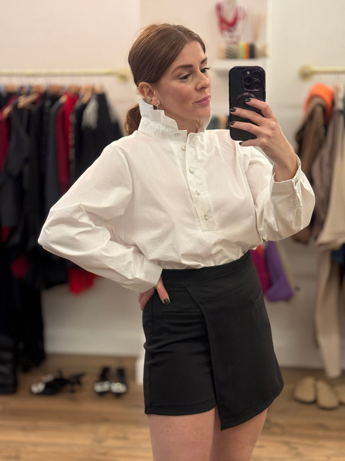 Blouse Lola blanche - Léone