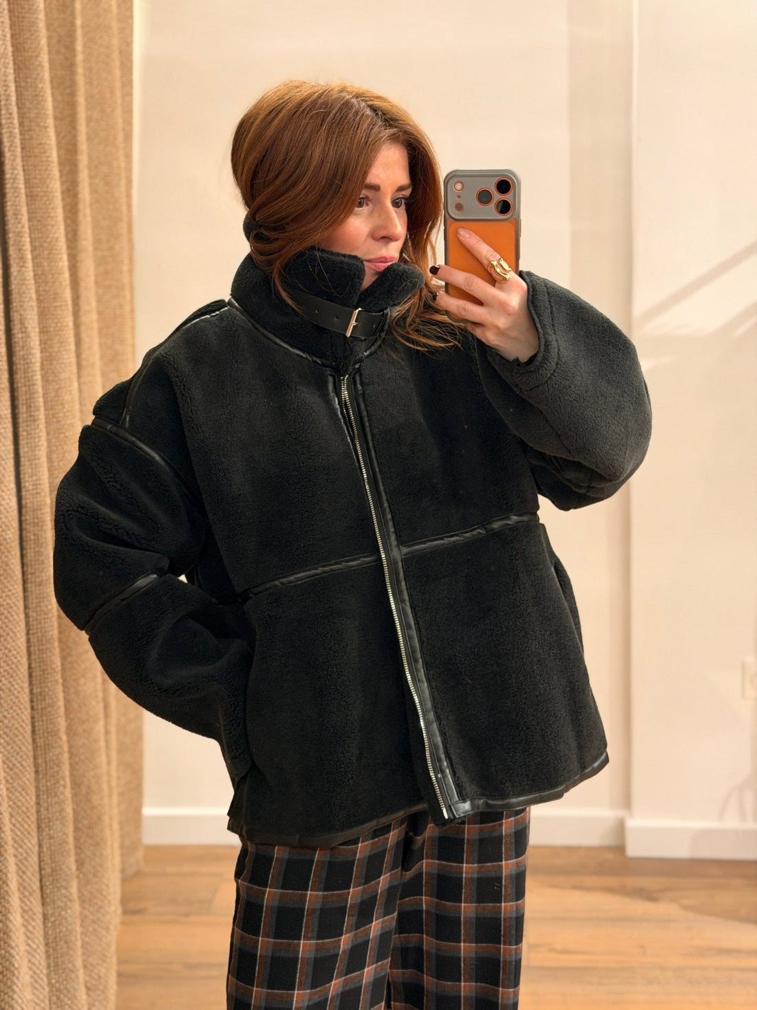 Blouson Anna noir - Léone