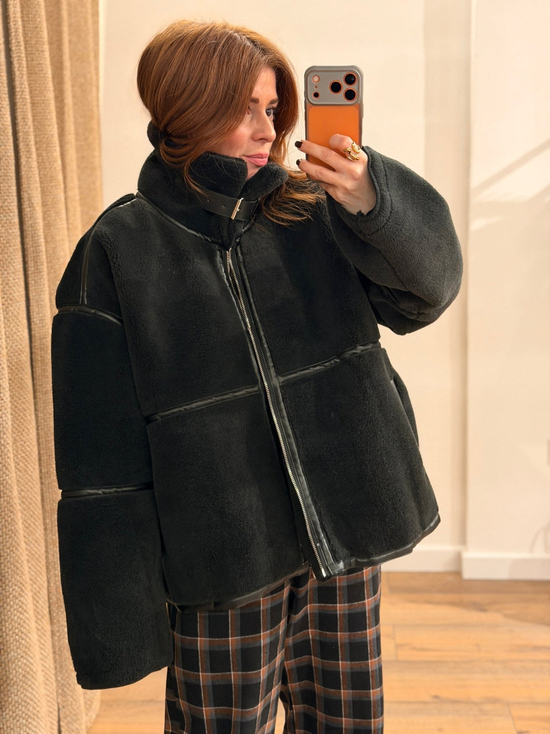 Blouson Anna noir - Léone