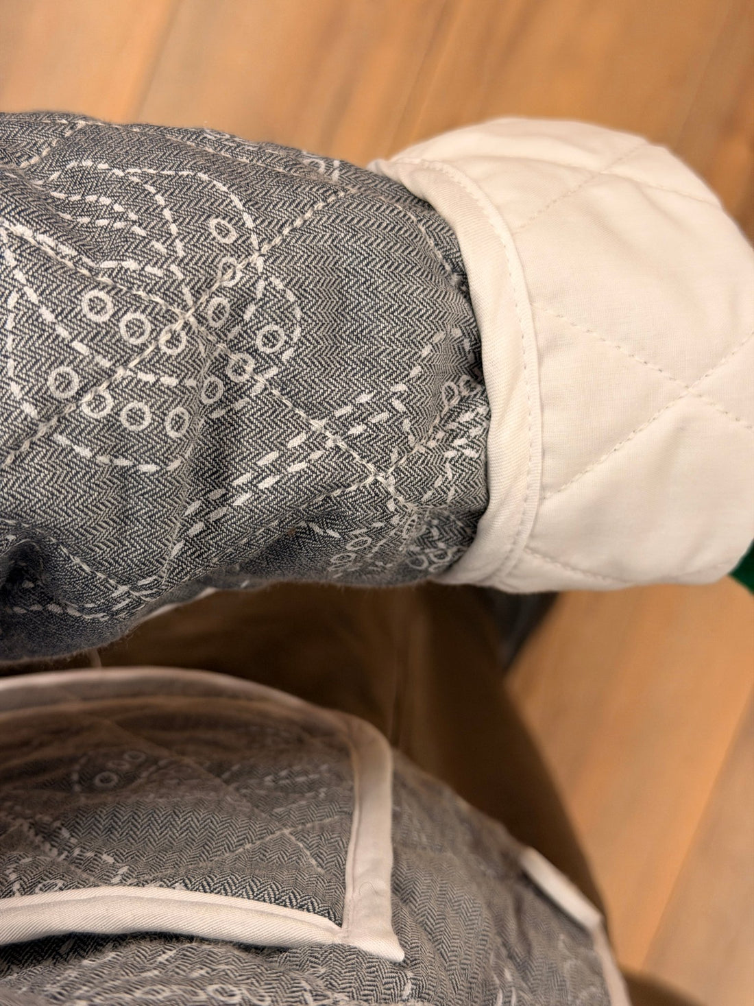 Blouson gris motif cachemire - Léone