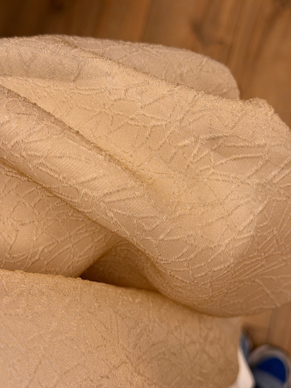 Bomber blanc organza beige - Léone