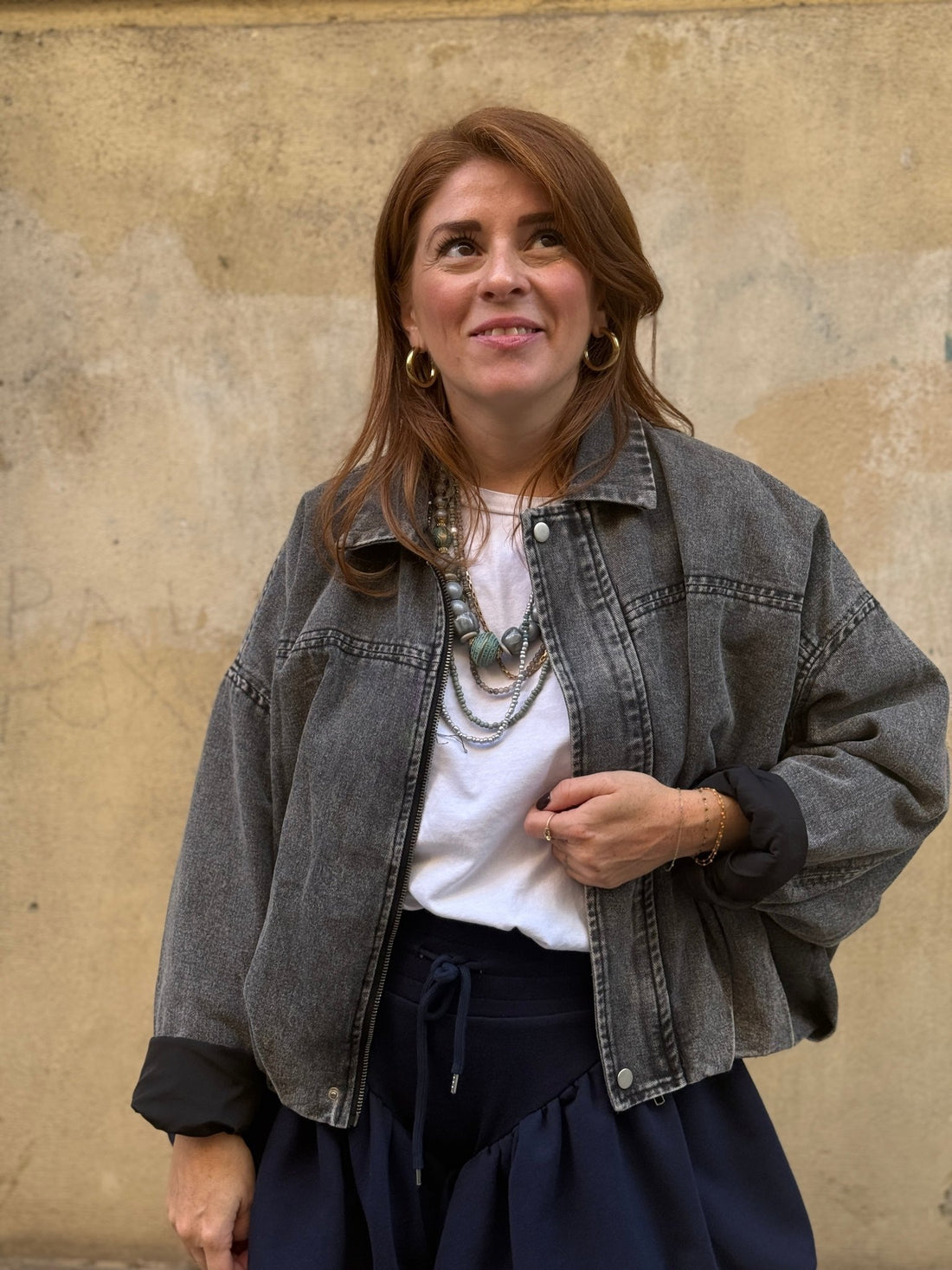 Bombers Carla gris - Léone