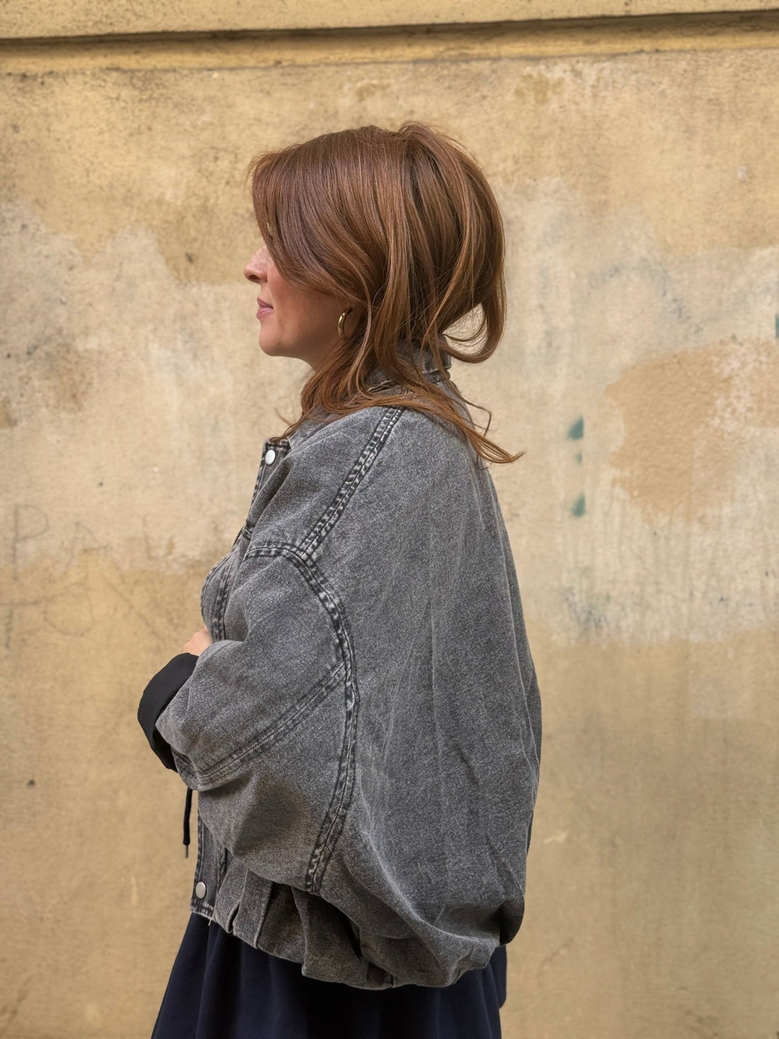 Bombers Carla gris - Léone