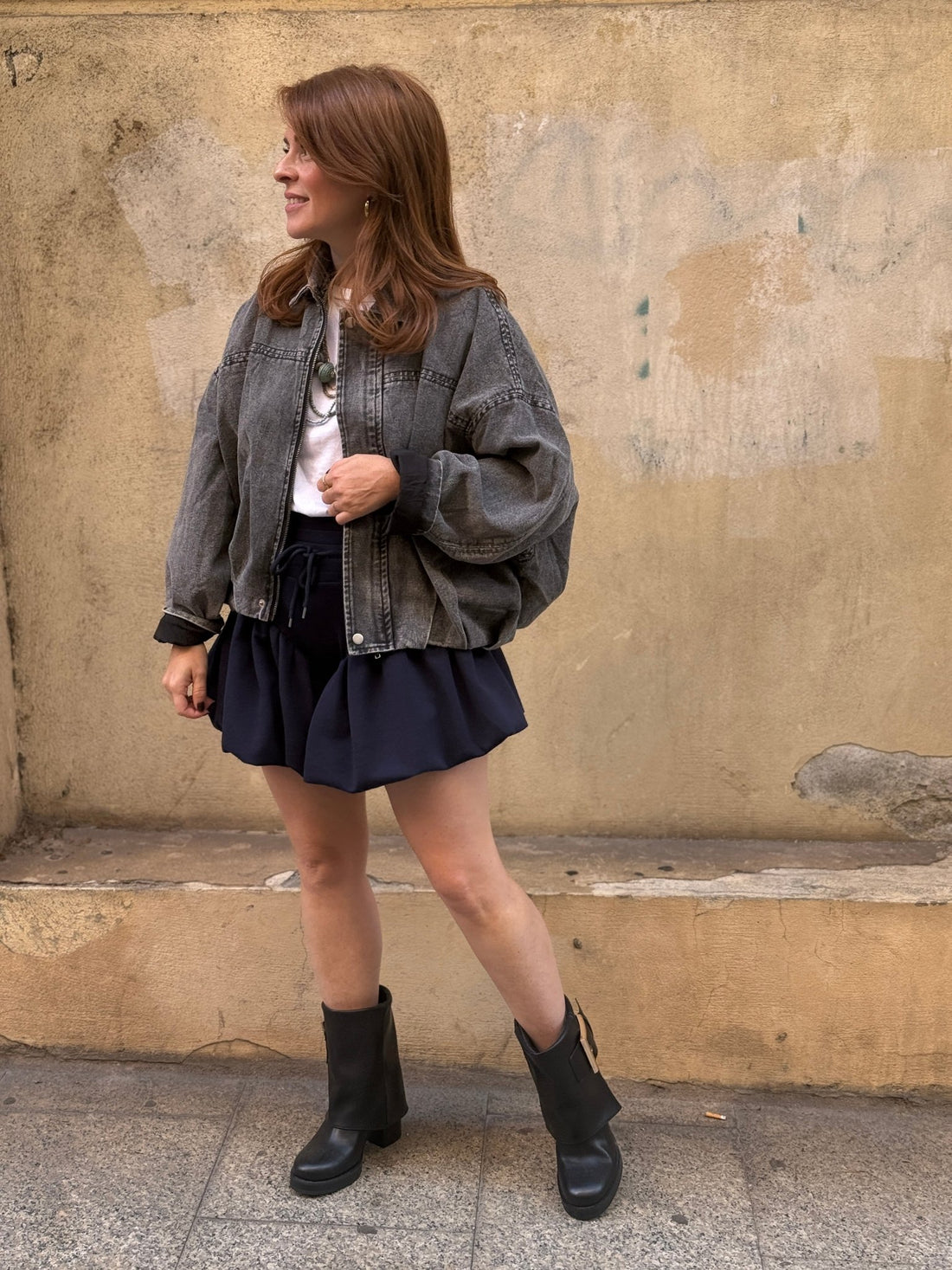 Bombers Carla gris - Léone