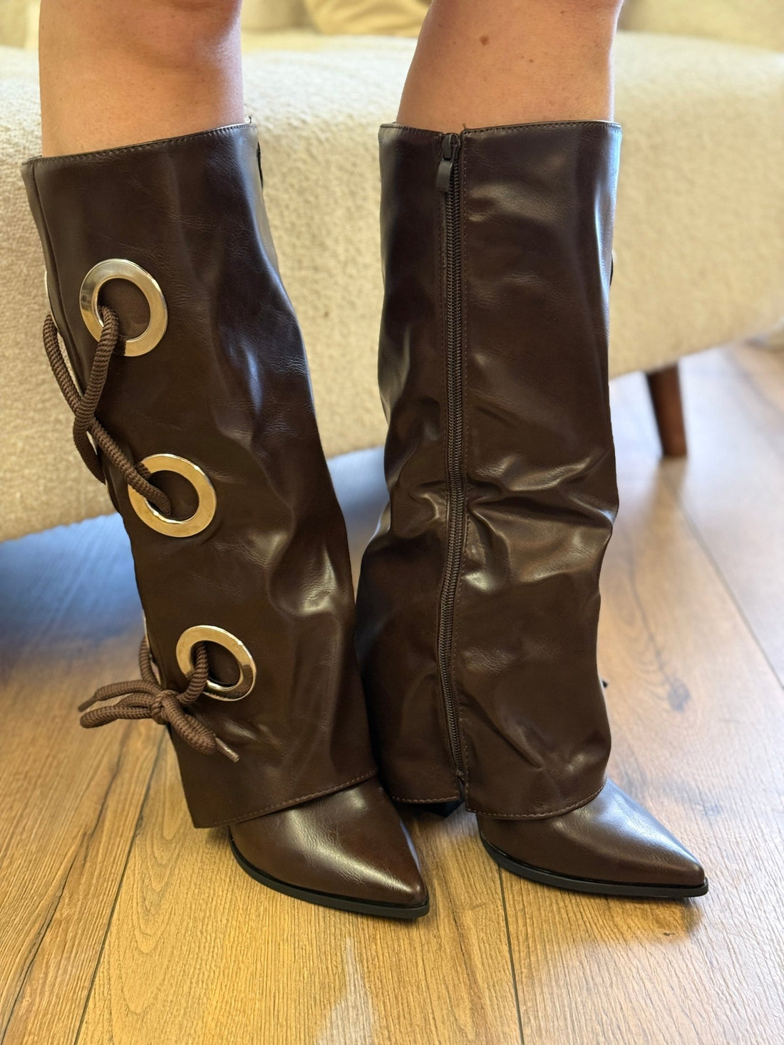 Bottes marrons - Léone