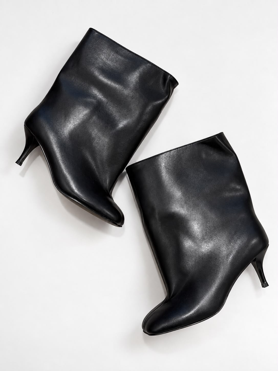 Bottines noires a talon - Léone
