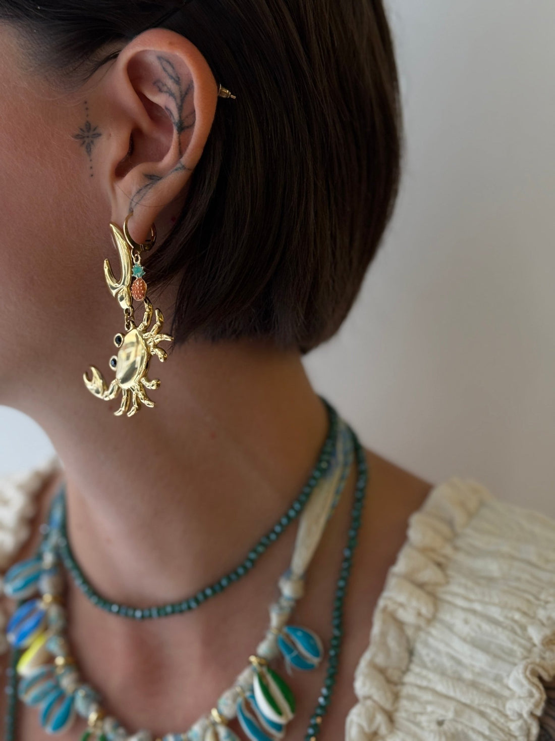 Boucles dorée crabe - Léone