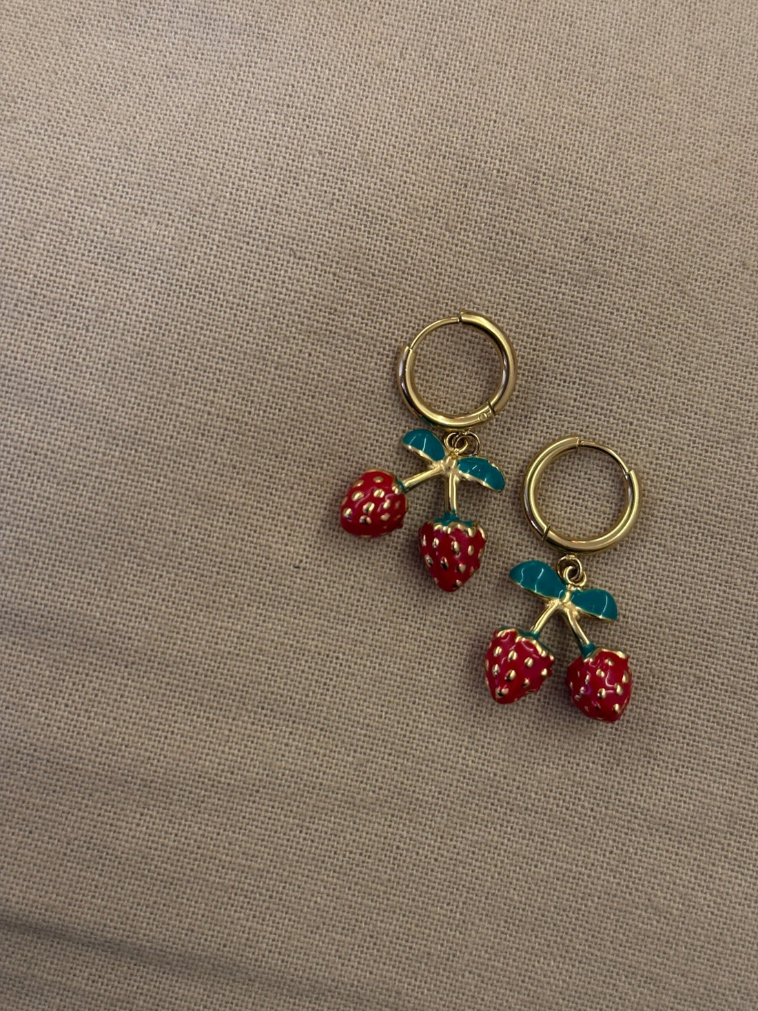 Boucles d’oreilles fraise - Léone