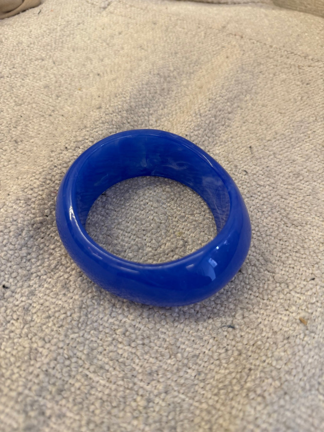 Bracelet résine bleu marbré - Léone