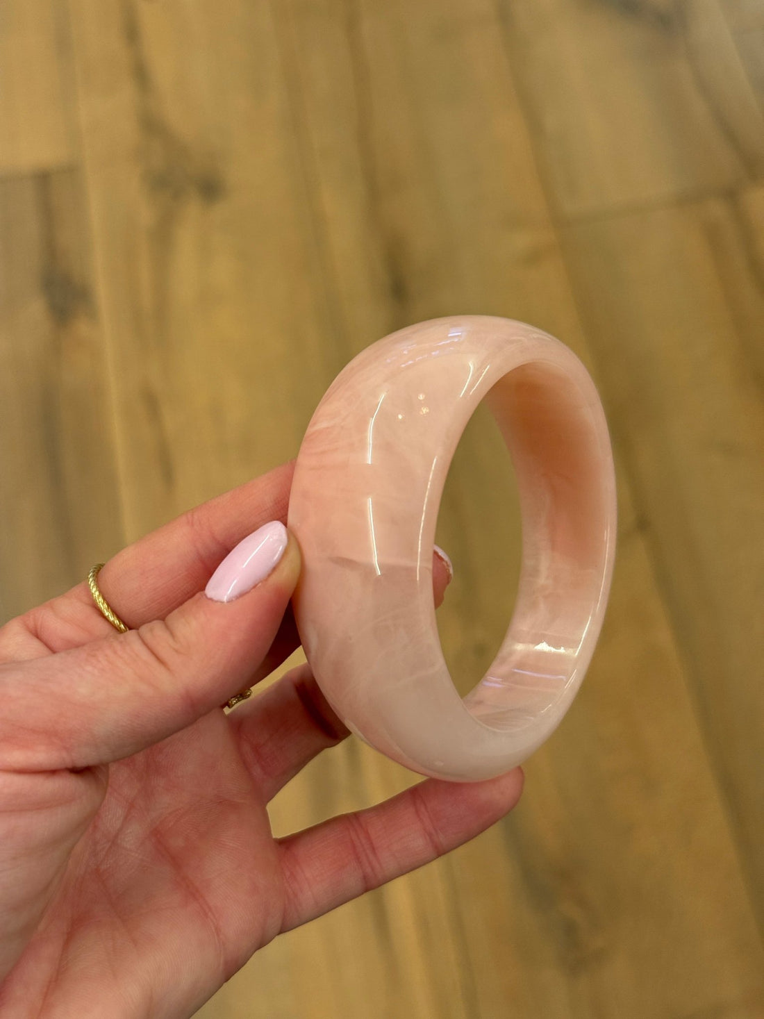 Bracelet résine rose blush - Léone