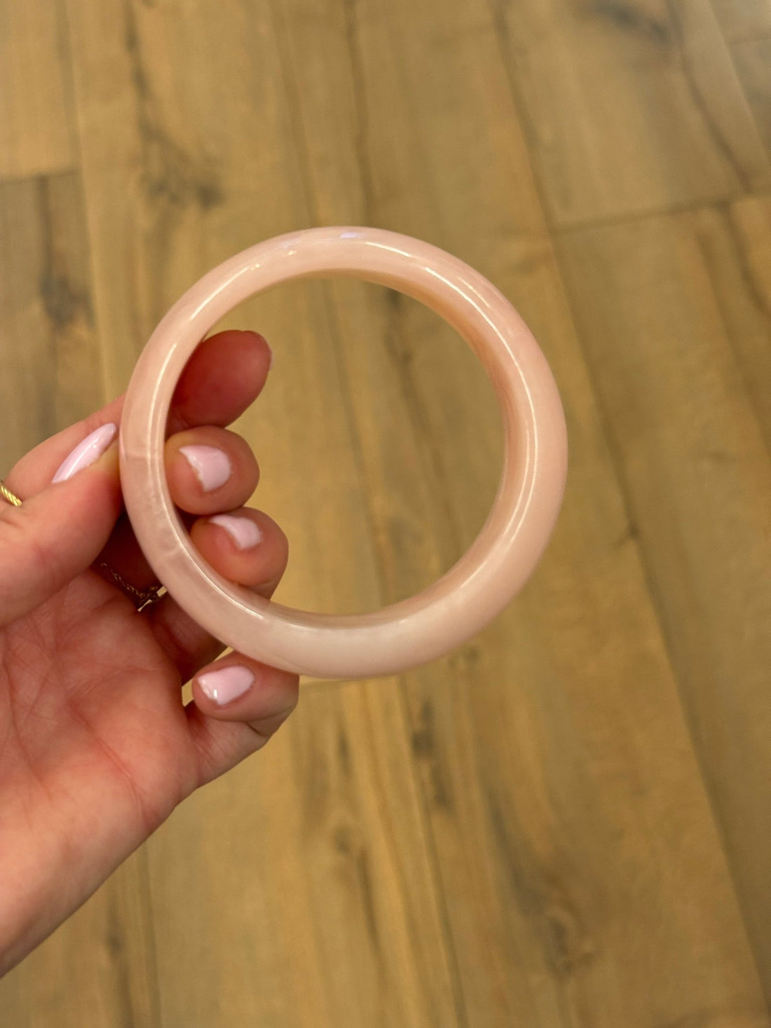 Bracelet résine rose blush - Léone