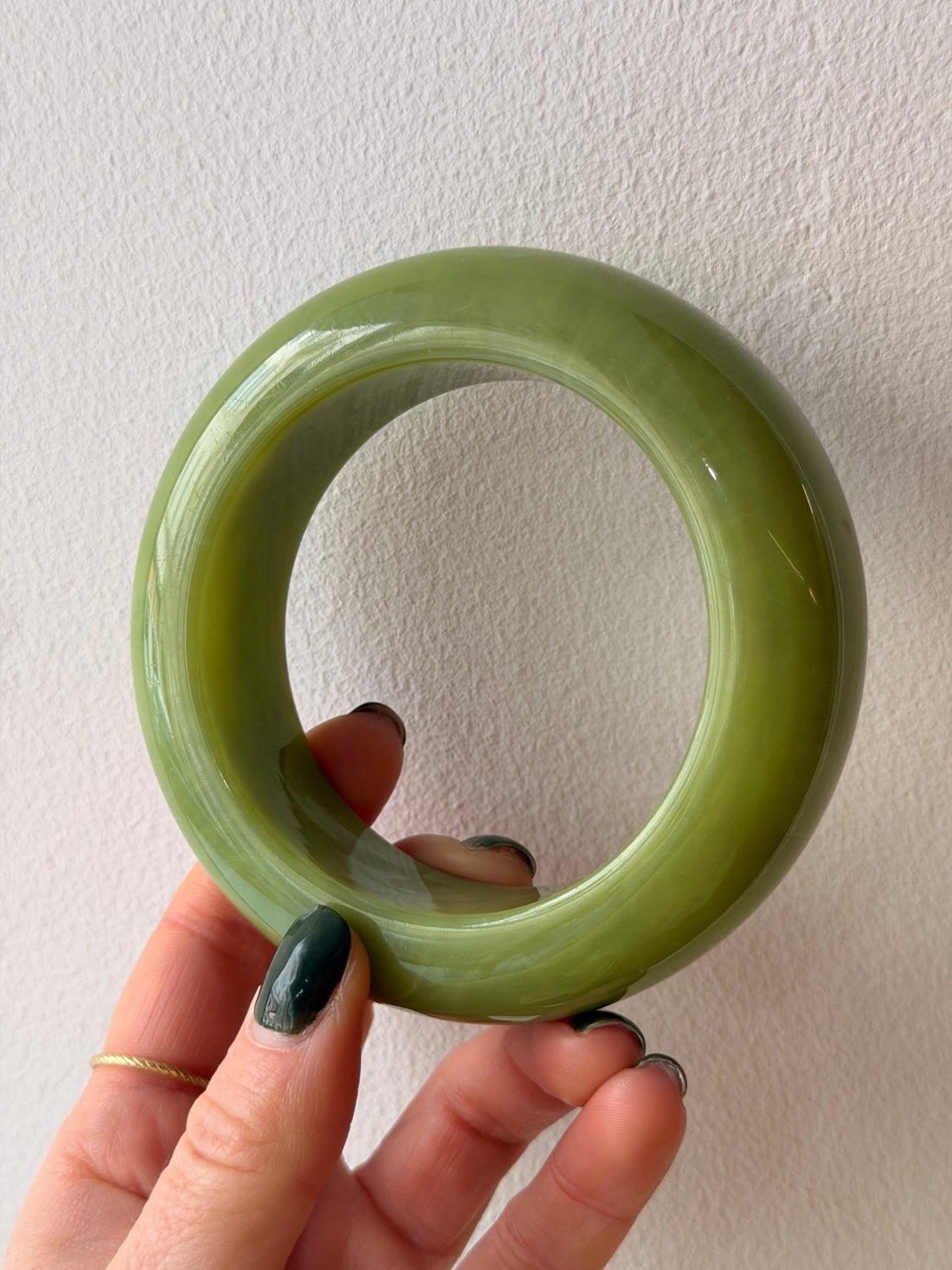 Bracelet résine vert pomme - Léone
