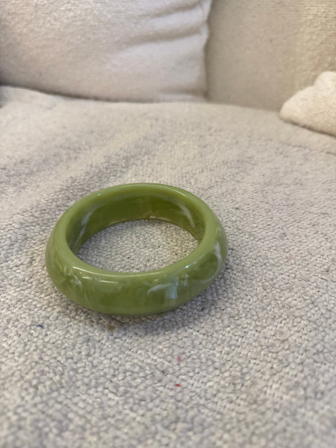 Bracelet résine vert pomme - Léone