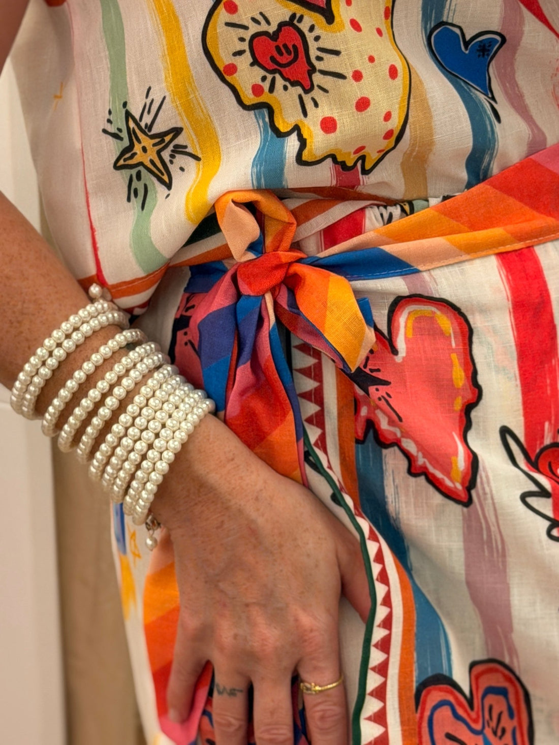 Bracelet serpentin perles - Léone
