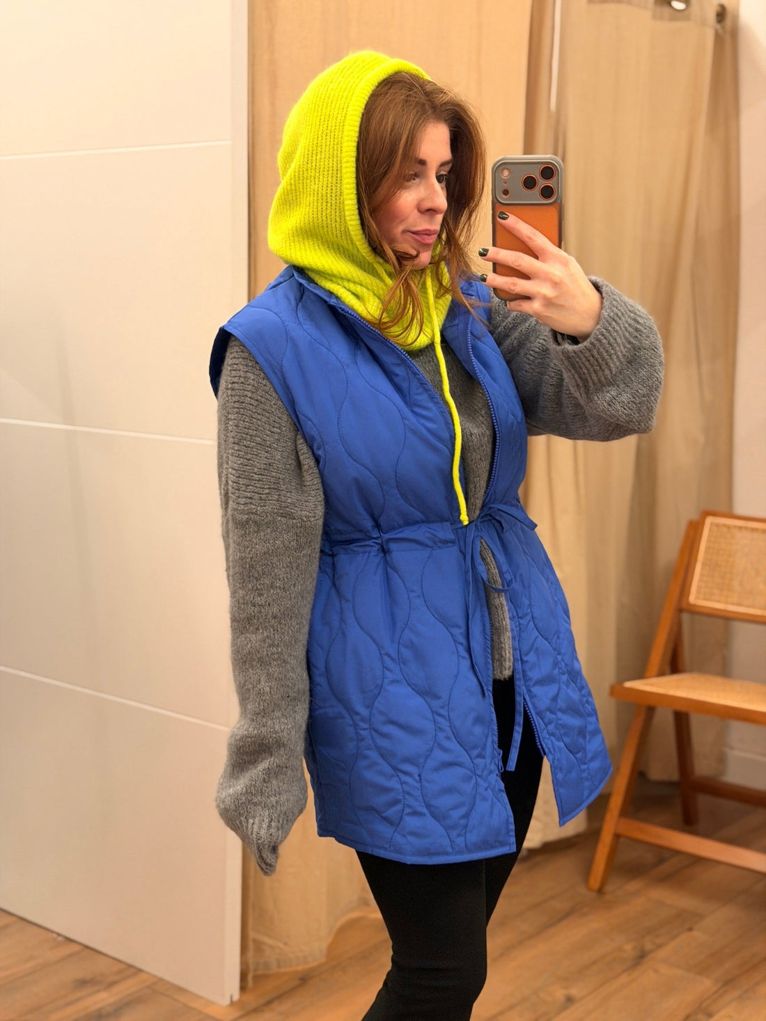 Cagoule Ryden jaune fluo - Léone