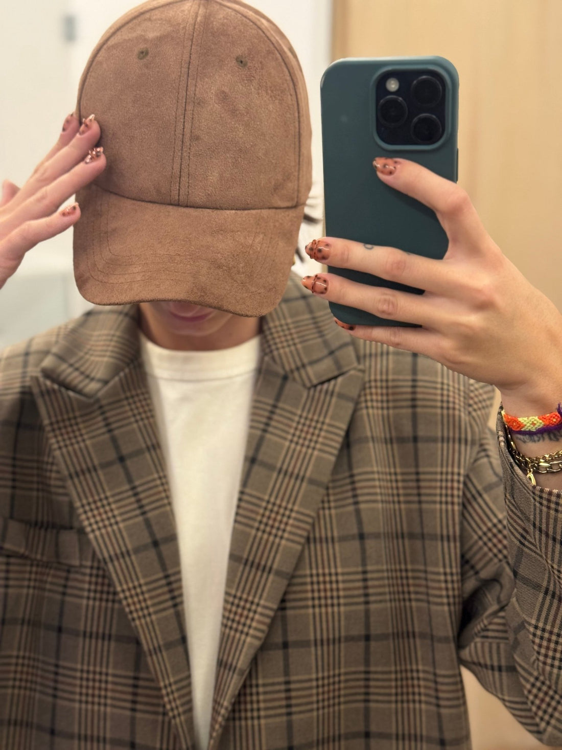 Casquette Isa camel - Léone