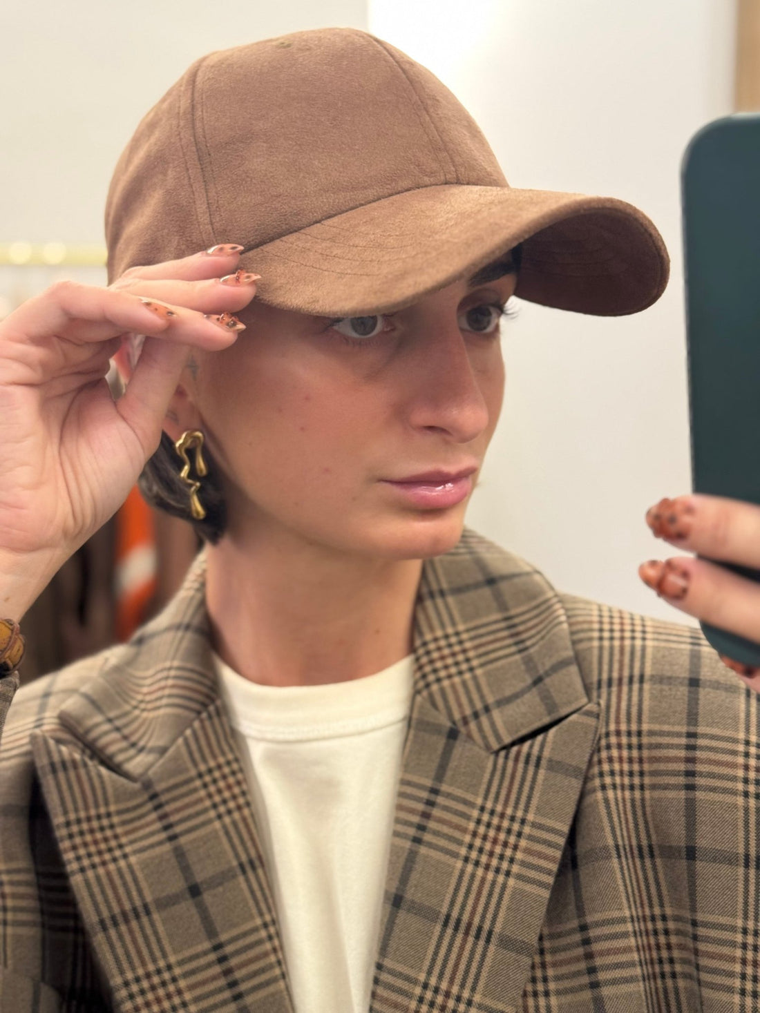 Casquette Isa camel - Léone