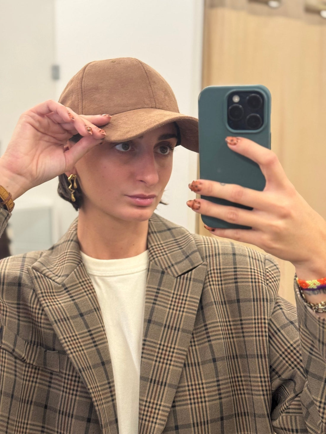 Casquette Isa camel - Léone