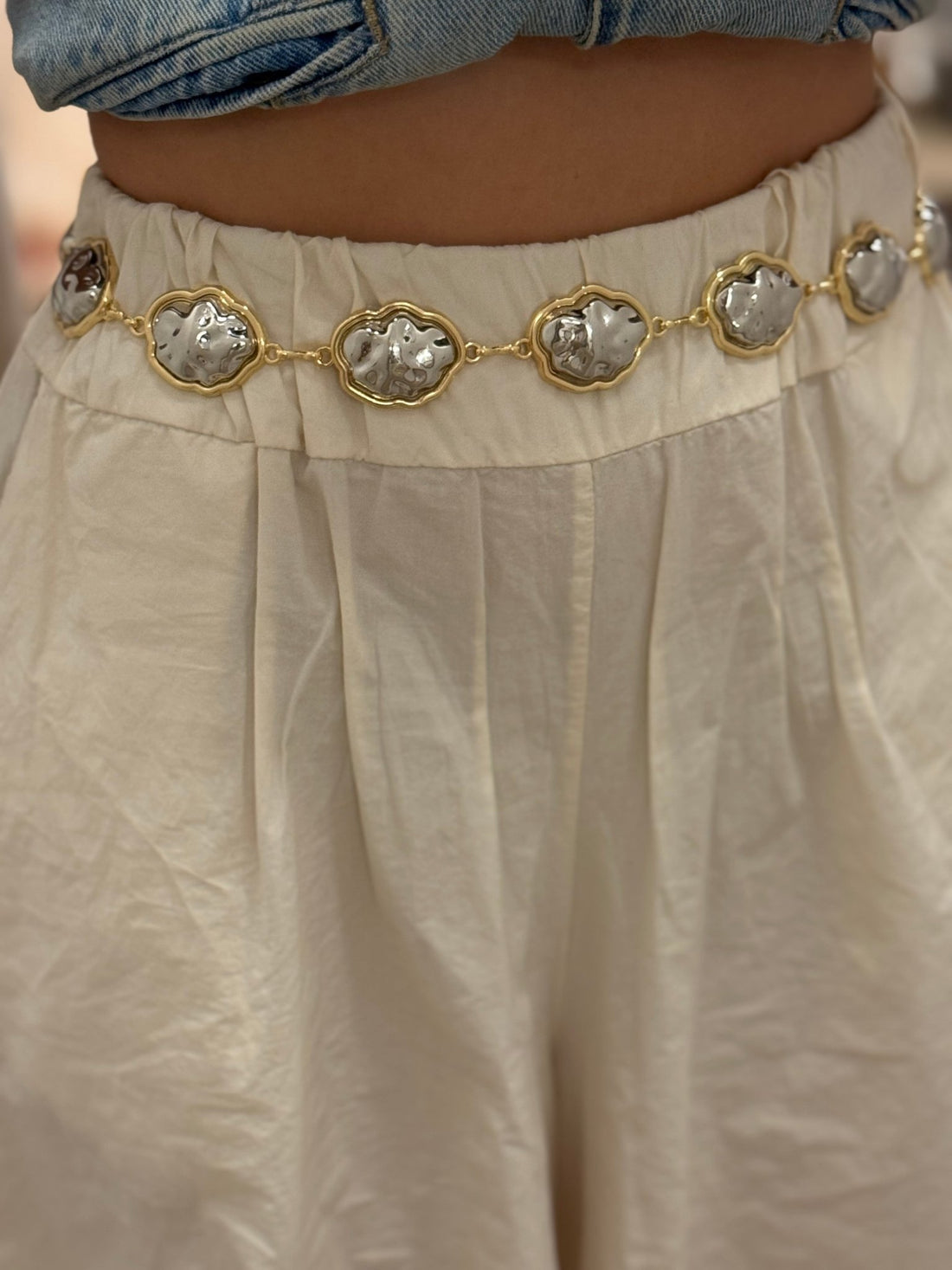 Ceinture chaîne bicolore - Léone