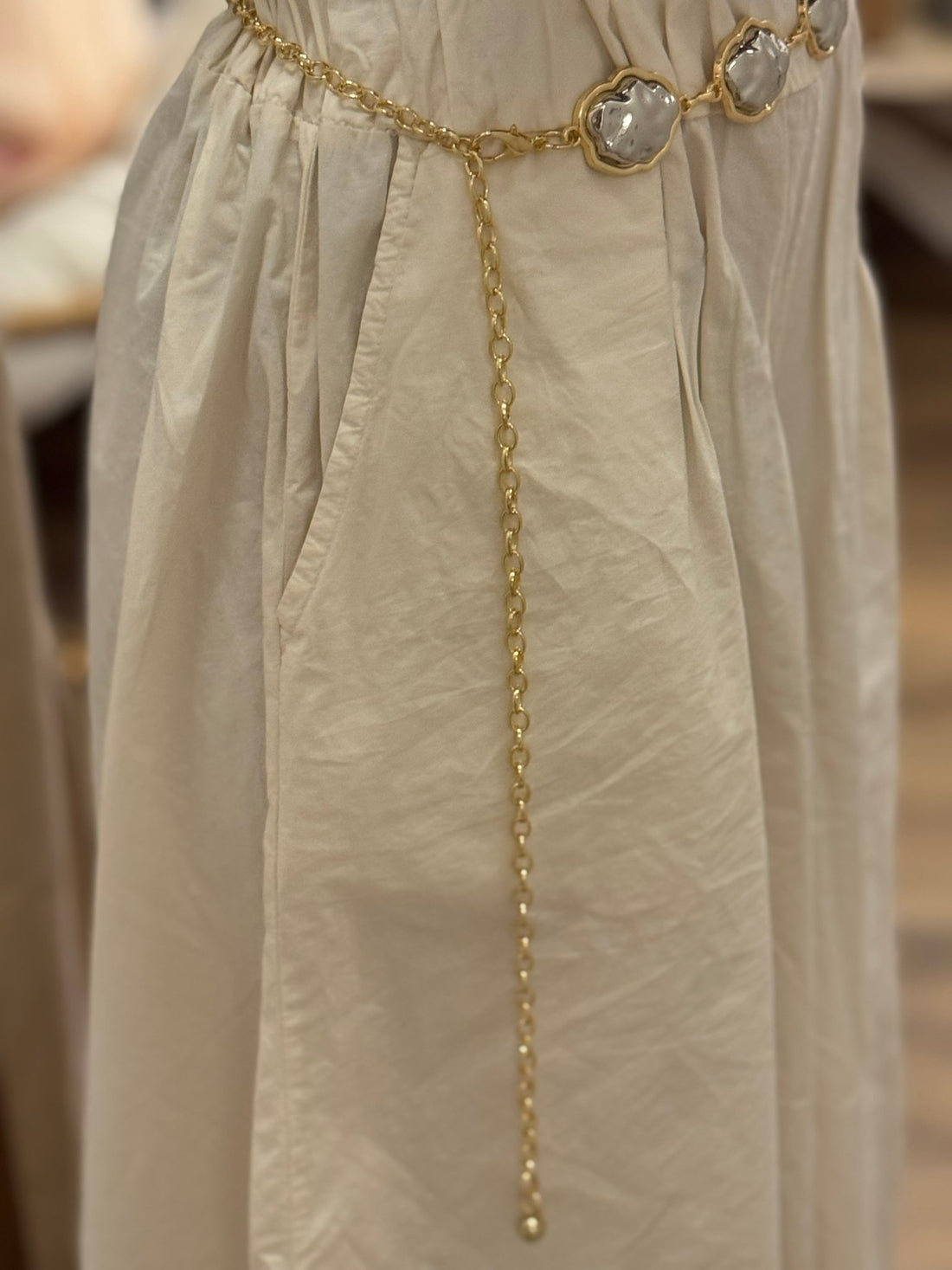 Ceinture chaîne bicolore - Léone
