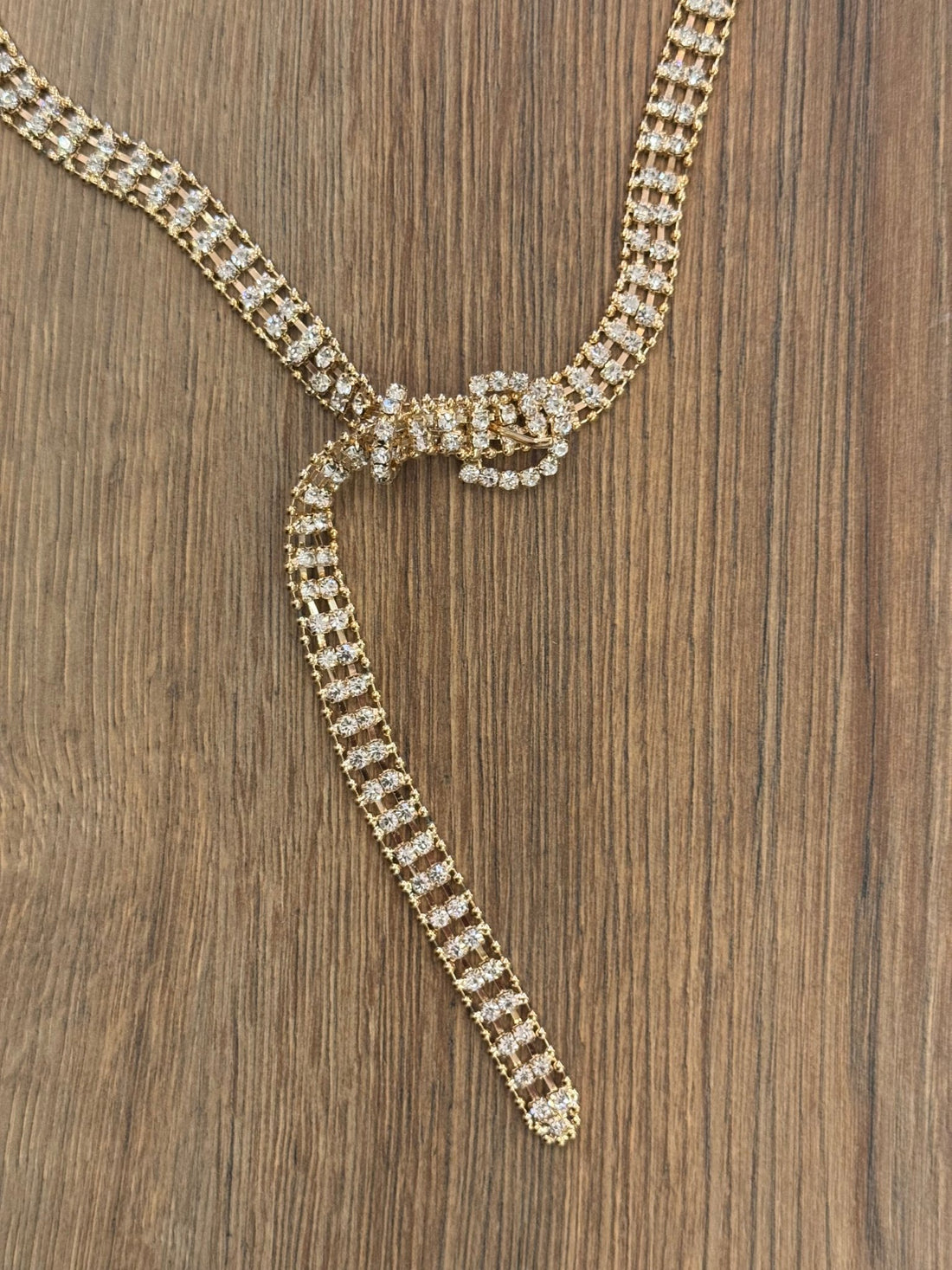 Ceinture dorée à strass - Léone