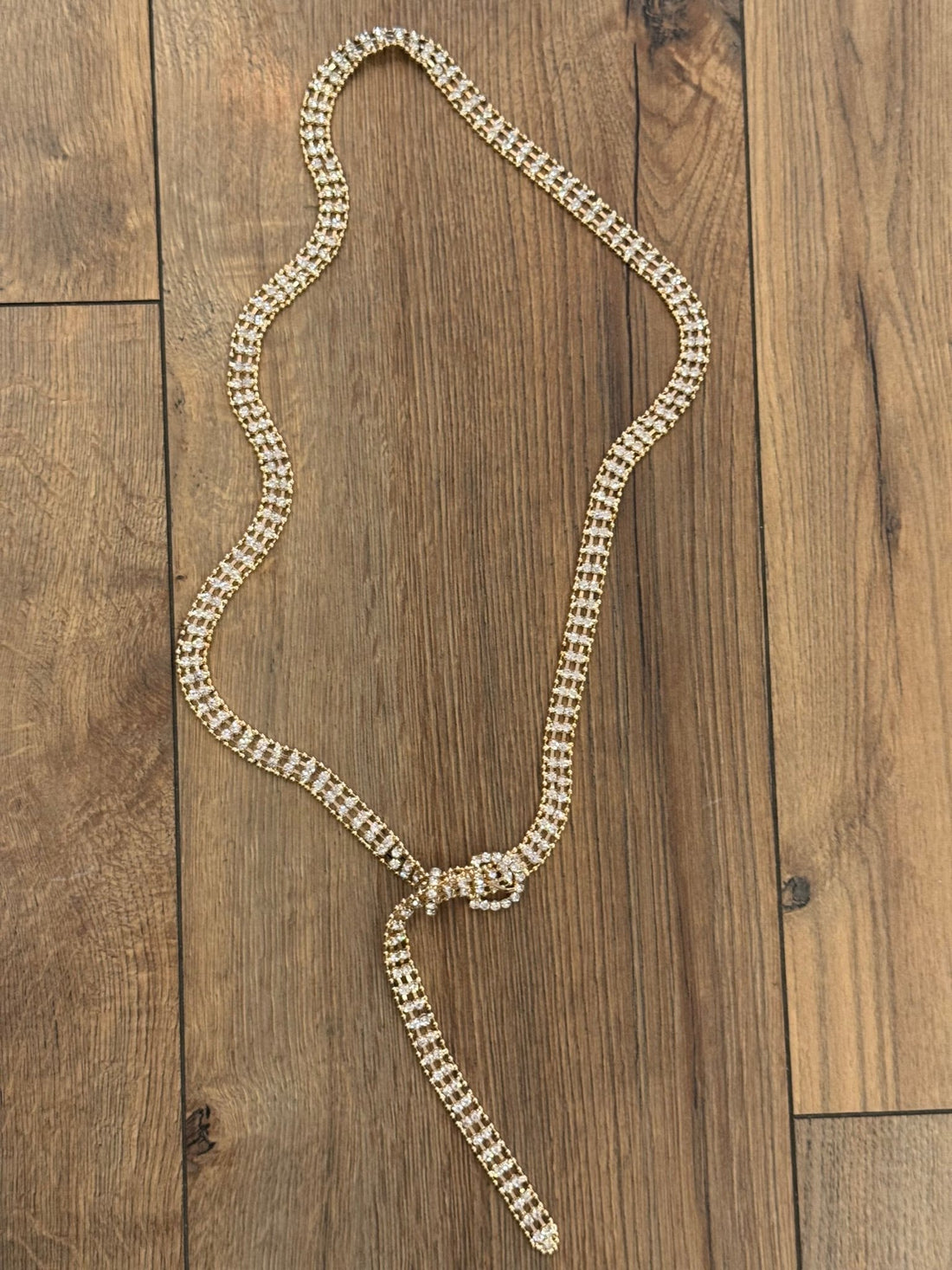 Ceinture dorée à strass - Léone